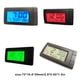 thumbnail image 2 of Sidaley ABS Reloj digital para automóvil Pantalla de fecha Reemplazo Rectangular Autoadhesivo Tablero Hogar Oficina Relojes Alarmas Verde Type2 NO2, 2 of 6