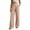 Khaki Pants, variant on Htigea Womens Wide Leg Dress Pants High Waisted Button Pleated Business Trousers Solid Color Office Work Pant with Pockets Black S