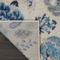 thumbnail image 5 of Nourison Tranquil Floral Ivory/Light Blue 2'3" x 7'3" Area Rug, (2x7), 5 of 7