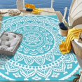 thumbnail image 2 of Alfombra impermeable reversible para exteriores Rug Bsmathom, 183 x 274 cm, 2 of 9