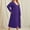 Purple, variant on Tnhcen 2025 Summer Women's Solid Color Plus Size Comfortable casual Pajamas Suspender Nightgow 2-Piece Nightgown Set XL-5XL