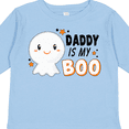 thumbnail image 4 of Inktastic Daddy is my Boo with Cute Ghost Boys or Girls Long Sleeve Toddler T-Shirt, 4 of 5