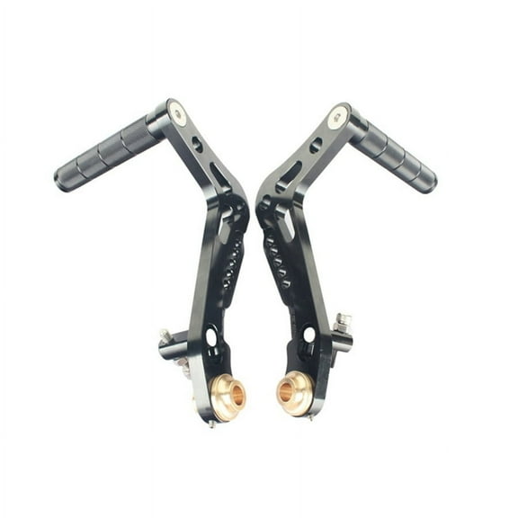 2 Pcs Brake Accelerator Footpegs Foot Pedal Set Universal For Racing Go Kart