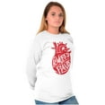 thumbnail image 4 of Powered By Plants Healthy Vegetarian Long Sleeve TShirt Men Women Brisco Brands L, 4 of 5