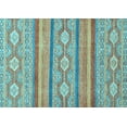 thumbnail image 1 of Ahgly Company Indoor Rectangle Abstract Light Blue Modern Area Rugs, 7' x 9', 1 of 4