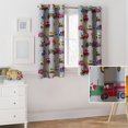 thumbnail image 5 of Your Zone Transportation Gray Room Darkening Grommet Top Single Curtain Panel, 42" x 54", 5 of 5