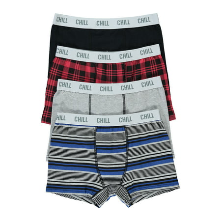 Boys Fun Underwear - Boxer Briefs 4-Pack Size L (14) 
