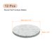 thumbnail image 2 of Deslizadores de muebles, almohadillas de fieltro autoadhesivas redondas, protectores de suelo para patas de muebles de madera dura 2.5" 12 piezas, 2 of 5