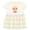 Natural with Stripes, variant on Inktastic Cute Kawaii Popcorn Girls Baby Dress