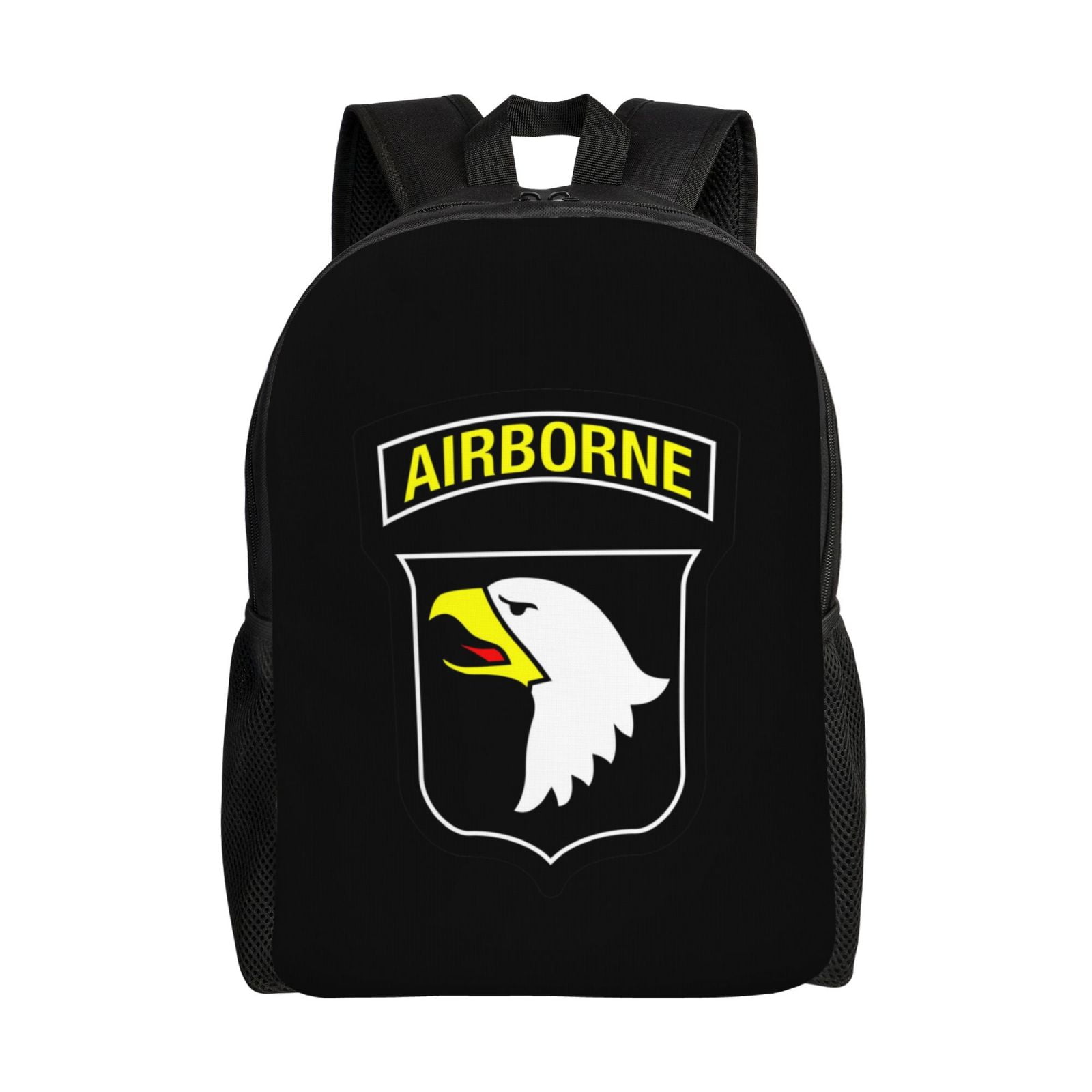 Us Army 101st Airborne Division Travel Backpack for Men Women 15.6 Inch