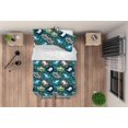 thumbnail image 3 of 3D Cartoon Hand Drawn Colorful Ocean Whale Shark Fish Quilt Cover Set Bedding, 3 of 3