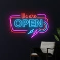 thumbnail image 3 of Handmadetneonsign We Are Open Led Sign, We Are Open Neon Sign, Open Led Light, Custom Text Neon, 3 of 5