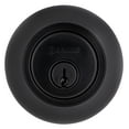 thumbnail image 4 of Brinks Single Cylinder Deadbolt Lock, Matte Black Finish, 4 of 16