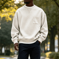 thumbnail image 3 of Mineart Men's Crewneck Sweatshirt Long Sleeve Fall Oversized Pullover Tops Loose Fit Athletic Comfy Basic Shirts, 3 of 7