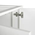thumbnail image 3 of Alaterre Furniture 60in Soft-Close Double Wood Bathroom Vanity, White, 3 of 11