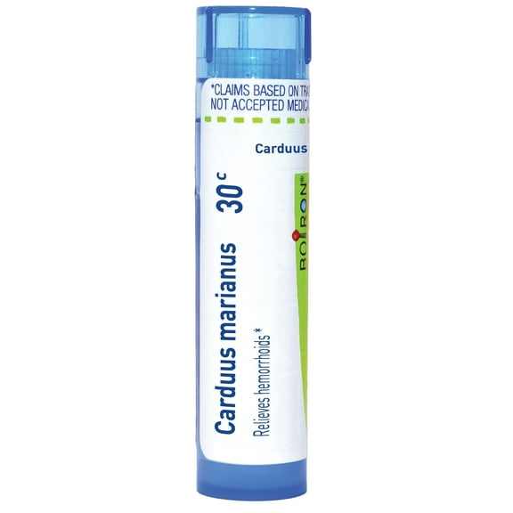 Boiron Carduus Marianus 30C, Homeopathic Medicine for Hemorrhoids, 80 Pellets