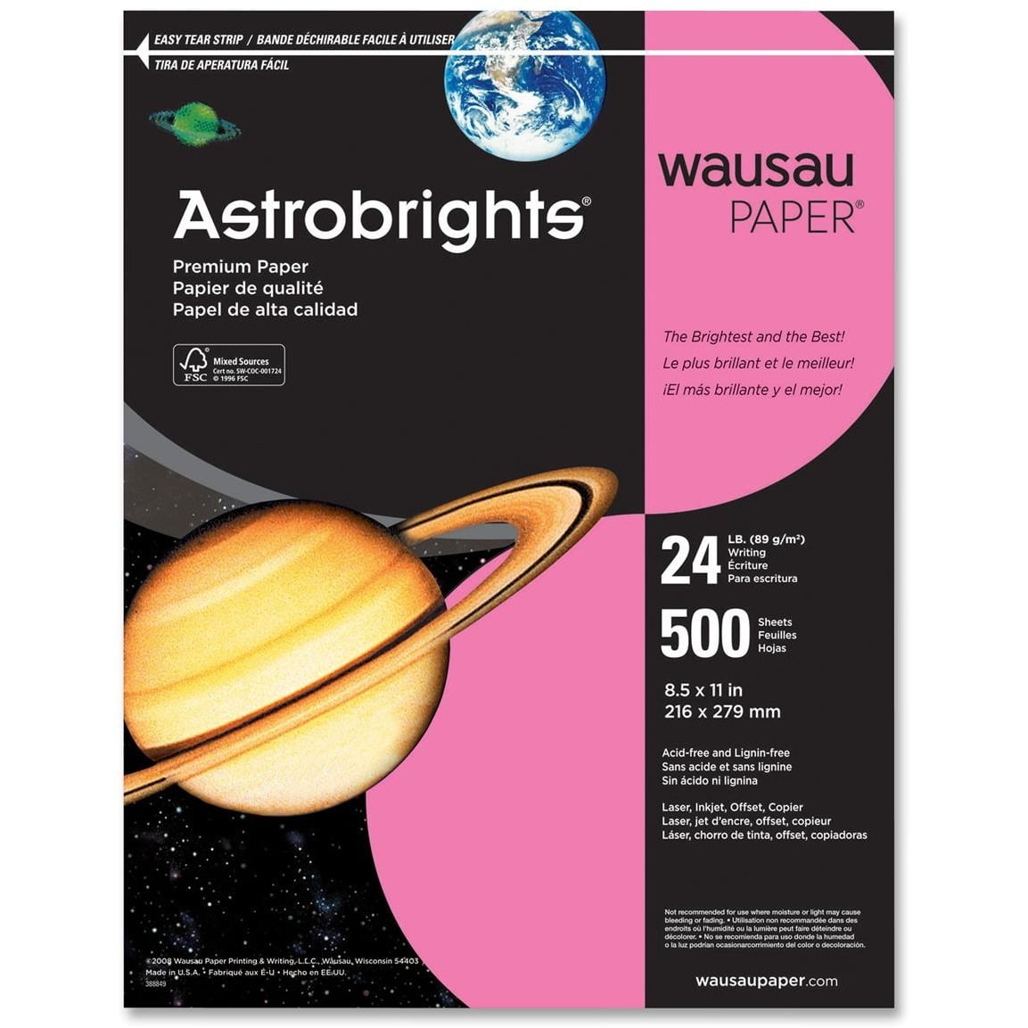Astrobrights Premium Colored Paper