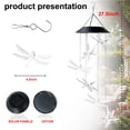 thumbnail image 2 of QiShi Wind Chime,wind chimes outdoor,gifts for mom, Dragonfly wind chime,solar wind chimes,mom gifts,birthday gifts for mom,grandma gifts,gardening gift,plastic hangers,outdoor decor, 2 of 8