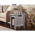 thumbnail image 2 of Retro Side Table with USB - Driftwood Accent Table, Living Room End Table, Modern Hardwood Design, 22x14x22, 2 of 4