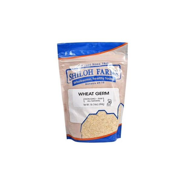 Shiloh Farms Raw Wheat Germ 16 oz Pack of 2
