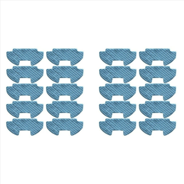 20 Piezas Almohadillas de Tela de Fregona para Powerbot-e VR05R5050WK Repuestos de Aspiradoras