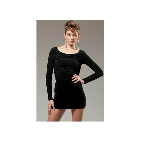 - Forplay Mini Dress w/ Sequin Backside 221253FP Black