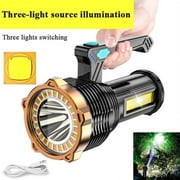 Super Bright 22000000LM LED Flashlight High Powered Torch USB Rechargeable Lamp