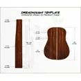 thumbnail image 2 of Honduran Mahogany Acoustic Guitar Back and Sides Dreadnought (DT) Set – HMDT000468-1.2, 2 of 2