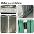 thumbnail image 4 of 10x12FT Outdoor Storage Shed, Metal Storage Garden Shed with 4 Windows and Aluminum Alloy Frame,Tool Shed for Patio Furniture, Backyard Garden Patio Lawn, Grey, 4 of 5
