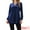 Dark Blue, variant on Women's Velvet V Neck Long Sleeves Casual Blouses S Wine Red
