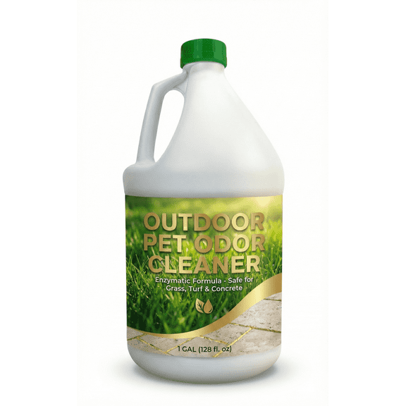 Turf & Yard Outdoor Pet Odor Cleaner All-Purpose Cleaner Concentrate, Multi-Surface Enzymatic Formula