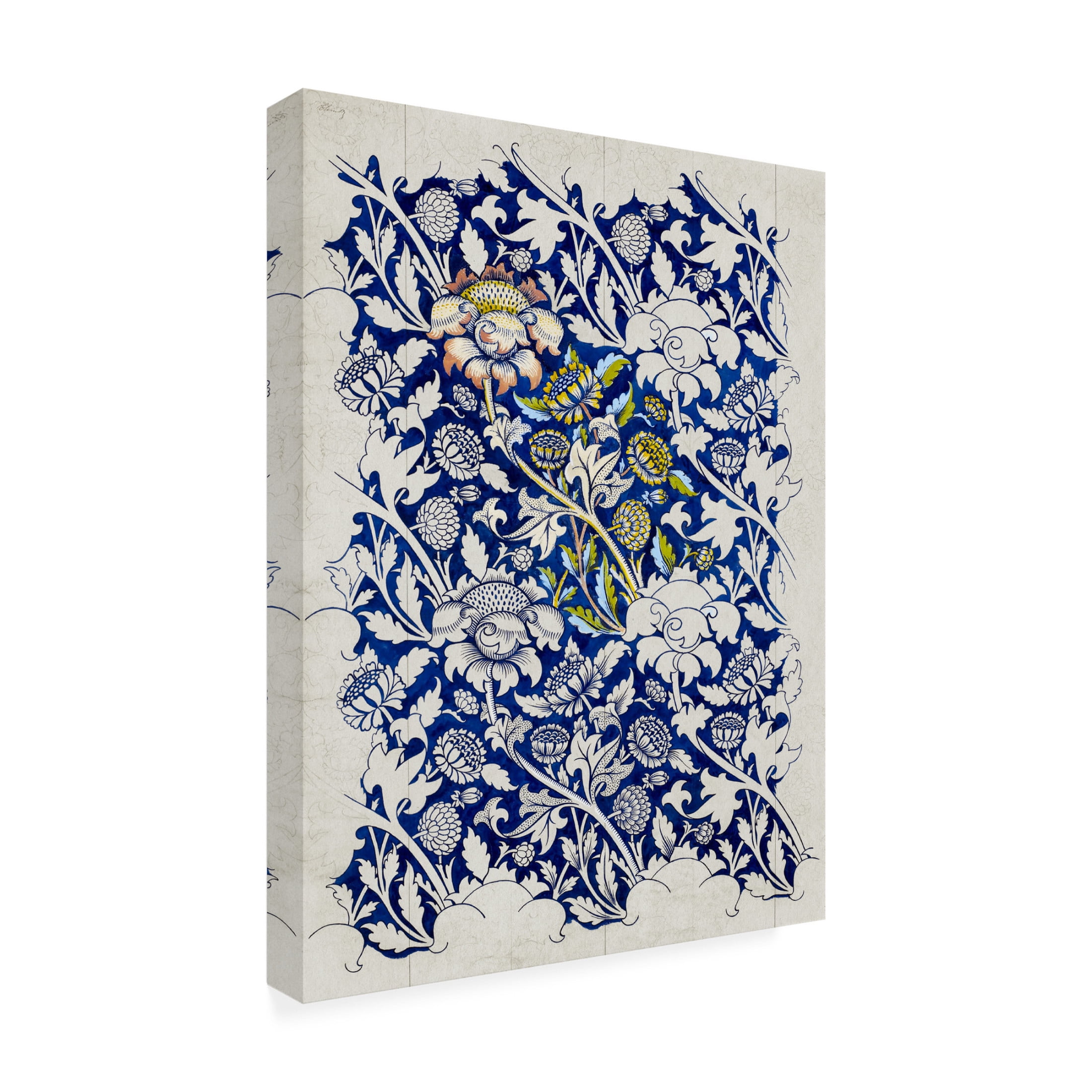 Trademark Fine Art William Morris  Wm Morris Floral Pattern Studies I Canvas Wall Art
