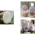 thumbnail image 6 of Easter Egg 12 Inch Jumbo Easter Egg Plastic Fillable Easter Egg White Empty Giant Easter Egg for Easter Fillers Basket Party Favor DIY Hunt Surprise Easter Eggs, 6 of 8