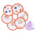 thumbnail image 1 of Almohadillas para el pecho de lactancia NikouMX 6 piezas fibra de bambú, 1 of 8