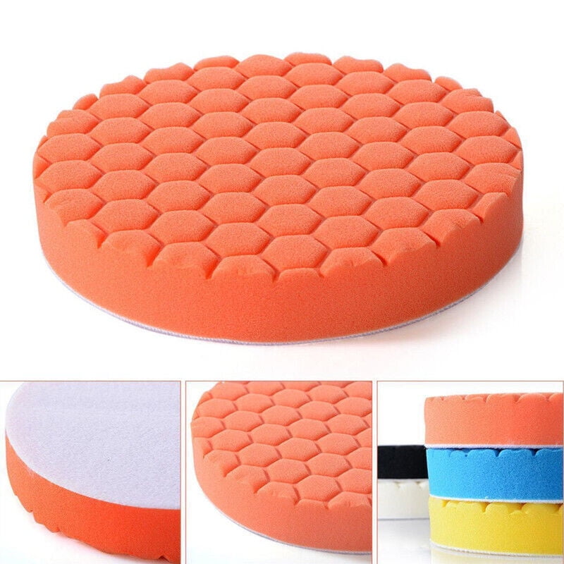 SATC 5Pcs Polishing Pad 6 inch Car Polisher Foam Buffer Waxing Finishing Buffing Wheel
