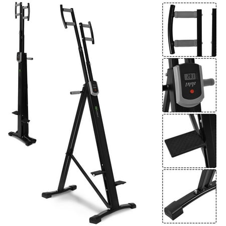 Costway Foldable Vertical Climber Machine Exercise Stepper Cardio Workout Fitness
