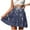 Navy, variant on Xunlbb Up to 50% off Plaid Pleated Skirts for Women, Women's Fashion Casual Summer Printed Mid-Calf Skirt Gift for Girls, Size S-3XL