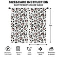 thumbnail image 2 of Blackout Kids Curtains,Pink and Black Of Leopard Print Childrens Insulated Curtains Set Of 2,Bedroom Essentials,Toddler Room Decor 42"x84", 2 of 5