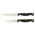 thumbnail image 6 of Martha Stewart Everyday Keswick 14-Piece Stainless Steel Kitchen Knife Set with Wood Block, Black, 6 of 13
