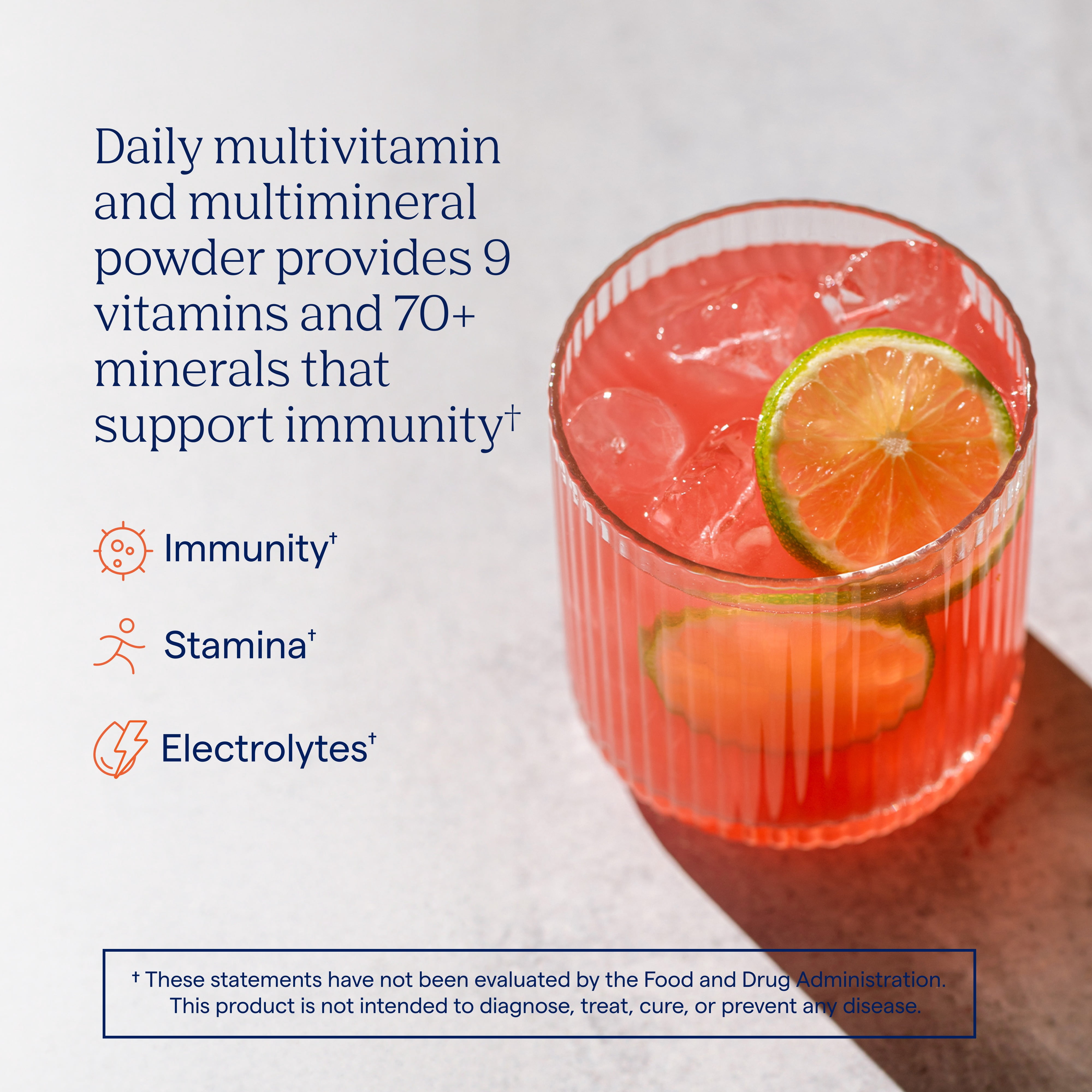 Trace Minerals Power Pak - Multivitamin Packets for Essential Nutrient Support - Hydration, Immunity & Energy - Natural Vitamins & Minerals - Cherry Lime - 30 Count (30 Servings)