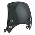 thumbnail image 4 of Deflector de viento universal para parabrisas de motocicleta retro de PC para faros delanteros de 5-7 pulgadas., 4 of 14