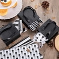 thumbnail image 5 of 12 Pcs Small Gift Bags Mini Paper Bags Bulk Tiny with Handle Tissue for Jewelry Gift Wrapping Father's Day Birthday Grad Graduation Party Supply(4 * 2.75 * 4.5inch,Black), 5 of 7