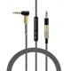 thumbnail image 1 of 2.5mm to 3.5mm Audio Cable with Mic for Sennheiser Momentum Headphones 1m, 1 of 4