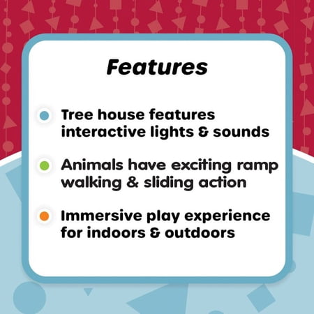 KID CONNECTION ANIMAL ZOO PLAY SET WITH LIGHTS AND SOUNDS, 22 PIECES, TODDLER TOYS