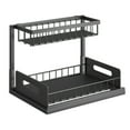 thumbnail image 4 of 2-Tier Under Sink Organizer Pull Out Basket Storage, 4 of 7