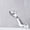 Chrome A, variant on One Handle Kitchen Basin Tap Hot Cold Faucet Deck Mount Cute Crane Bathroom Single Hole Brass Two Type Crane