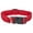 Red, variant on Pet Life ® 'Aero Mesh' Dual-Sided Breathable and Adjustable Thick Mesh Dog Collar