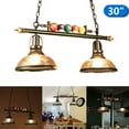 thumbnail image 7 of iMeshbean 30" Pool Table Lighting Fixtures Ceiling Lamp for Game Room Beer Party , Real Billiard Ball Design Billiard Pendant Lamp with 2 Glass Shades, 7 of 7