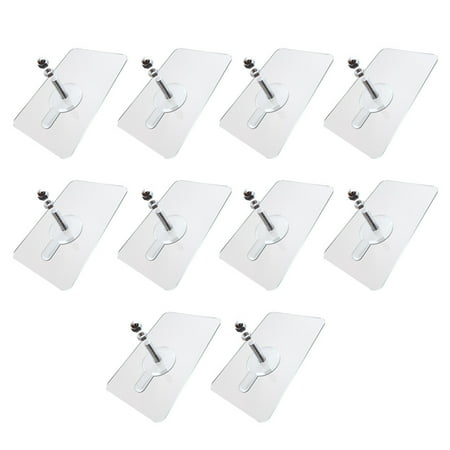 

WIXINLZ Member Pricing! Kitchen Cleaning Supplies Nail Free Wall Hook Screw Adhesive Non-Trace No Drilling for Bathroom Kitchen