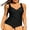 Black, variant on Charmo Flowy V Neck Bikini & Tankini Top with Adjustable Straps (Women's M), Blue